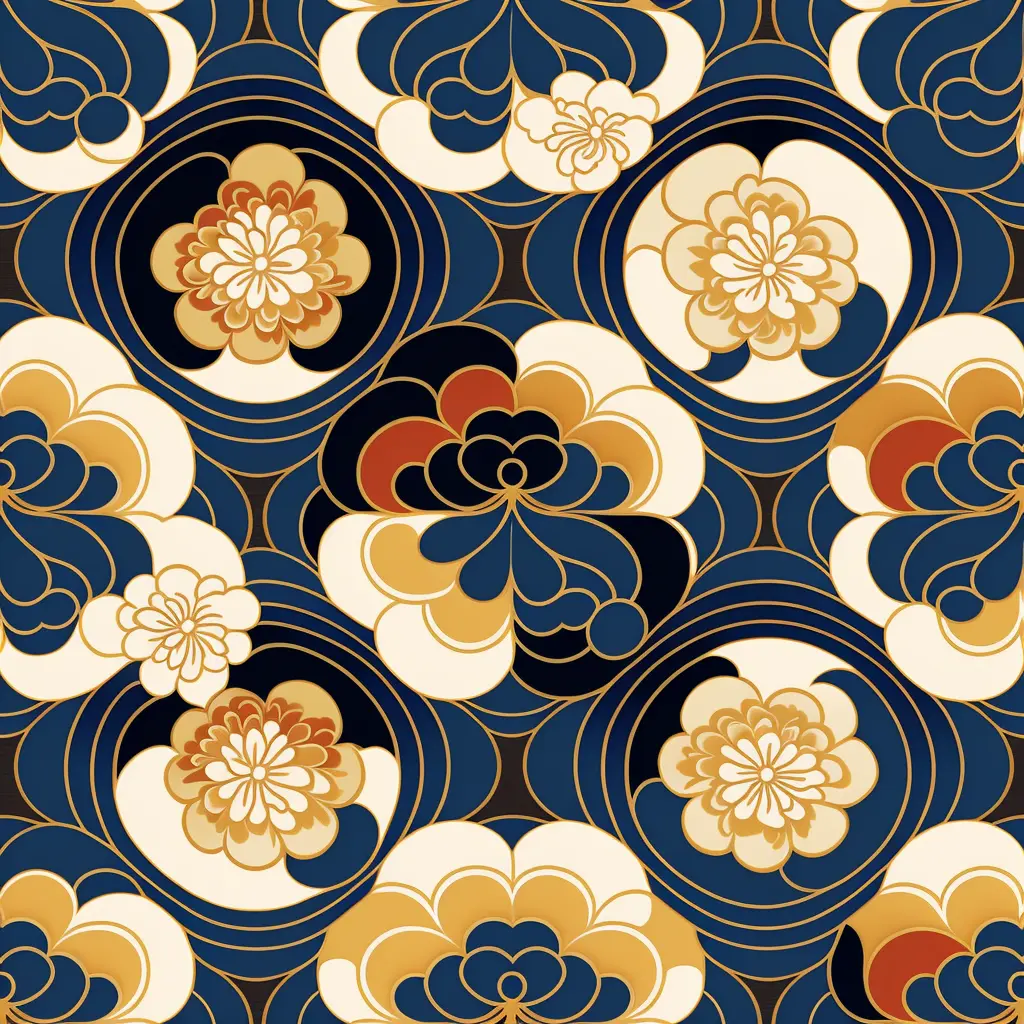 repeating japanese pattern 